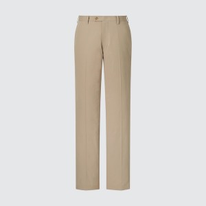 Beige Men Uniqlo AirSense Pants | 4625-JAGBU