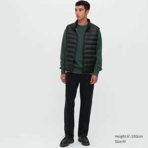 Black Men Uniqlo Ultra Light Down Vest | CMTFWA-865