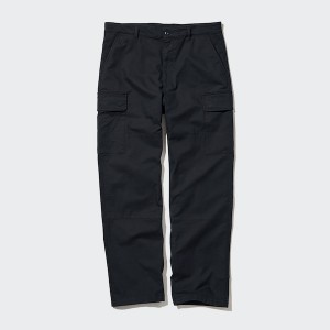 Black Women Uniqlo Cargo Utility Work Pants | 5927-LQDUE