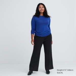 Black Women Uniqlo Dry Sweat Track Pants | 2475-OWDUA