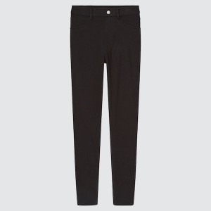 Black Women Uniqlo HEATTECH Ultra Stretch High-Rise Leggings Pants | 1395-TBWRZ