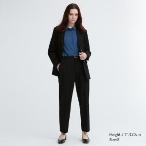 Black Women Uniqlo Tailored jackets | 8945-YNTGH