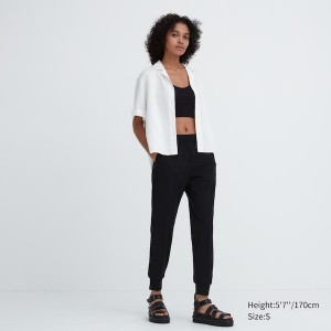 Black Women Uniqlo Ultra Stretch AIRism Jogger | 8635-BDRFL