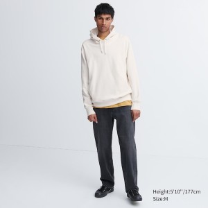 Blue Men Uniqlo Sweat Pullover Long-Sleeve Hoodie | 9164-XFNSB