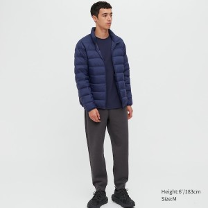 Blue Men Uniqlo Ultra Light Down jackets | CPZBOF-926