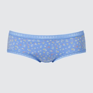 Blue Women Uniqlo Hip Huggers Briefs | 3562-CVMBO