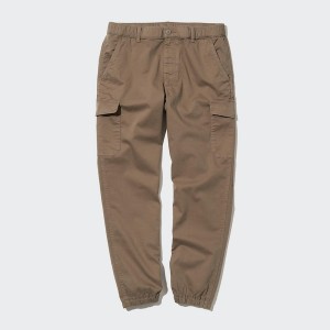 Brown Men Uniqlo Cargo Jogger | 5612-EFJWU