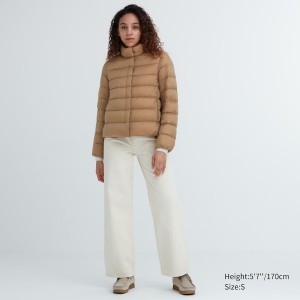 Brown Women Uniqlo Ultra Light Down jackets | 3026-VEPFO