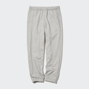 Grey Men Uniqlo HEATTECH Pile-Lined Sweatpants | 8596-OSFHZ