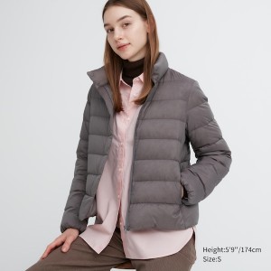 Grey Women Uniqlo Ultra Light Down jackets | 1483-SDJQY