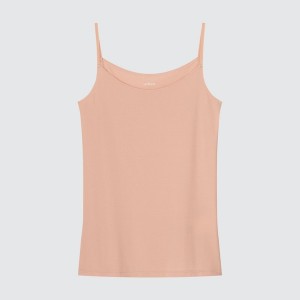 Pink Women Uniqlo AIRism Camisole Tops | 5634-BKYSU