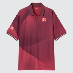 Red Men Uniqlo DRY-EX Polo Shirt | 5864-USRDT