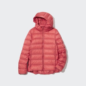 Red Women Uniqlo Ultra Light Down Parka | 1304-BDNZY