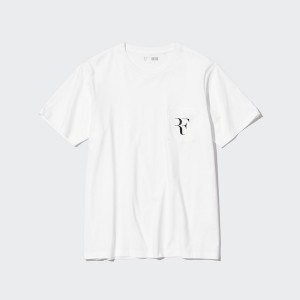 White Men Uniqlo RF Short-Sleeve Graphic T Shirts | 6347-MTKQH