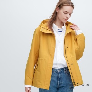 Yellow Women Uniqlo Utility Parka | 1972-DUGKF