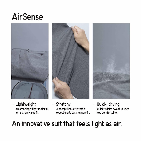 Beige Men Uniqlo AirSense jackets | 4362-GUSVE