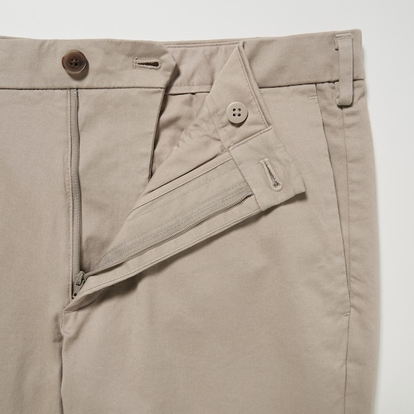 Beige Men Uniqlo Slim-Fit Chino Pants | 0327-EKGJR