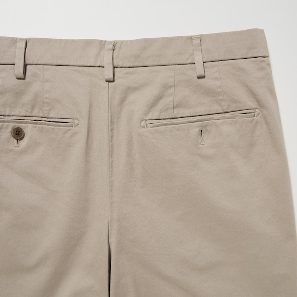 Beige Men Uniqlo Slim-Fit Chino Pants | 0327-EKGJR