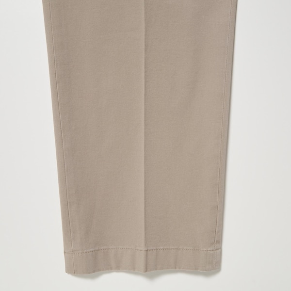 Beige Men Uniqlo Smart Ankle Pants | 8735-GIMRT