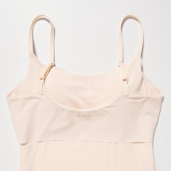 Beige Women Uniqlo AIRism Camisole Bra Tops | 1694-GLYIW