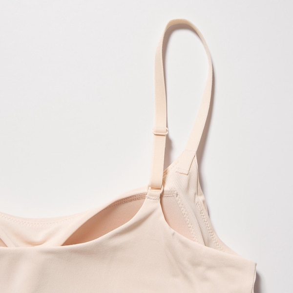 Beige Women Uniqlo AIRism Camisole Bra Tops | 1694-GLYIW