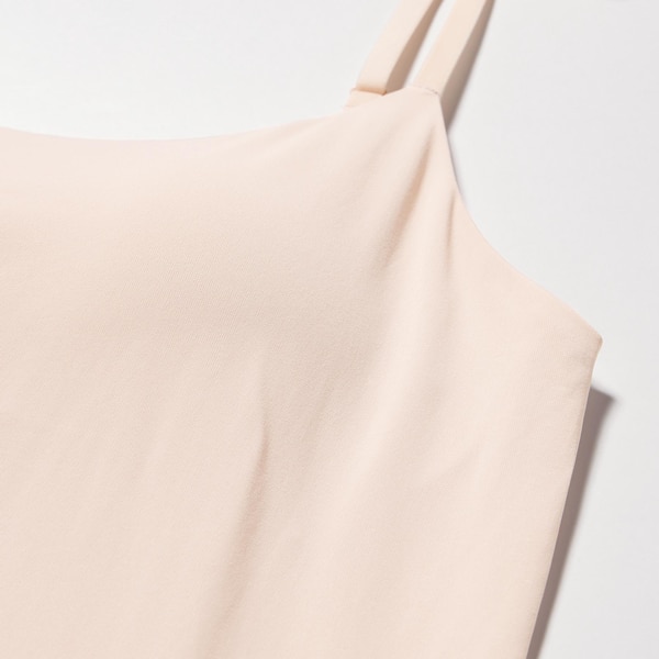 Beige Women Uniqlo AIRism Camisole Bra Tops | 1694-GLYIW