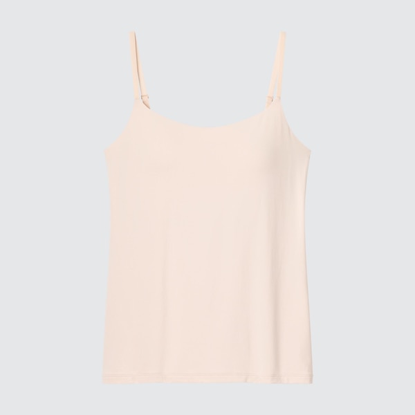 Beige Women Uniqlo AIRism Camisole Bra Tops | 1694-GLYIW