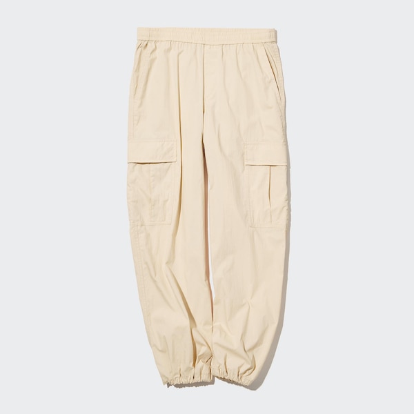 Beige Women Uniqlo Easy Cargo Pants | 1764-PNXVD