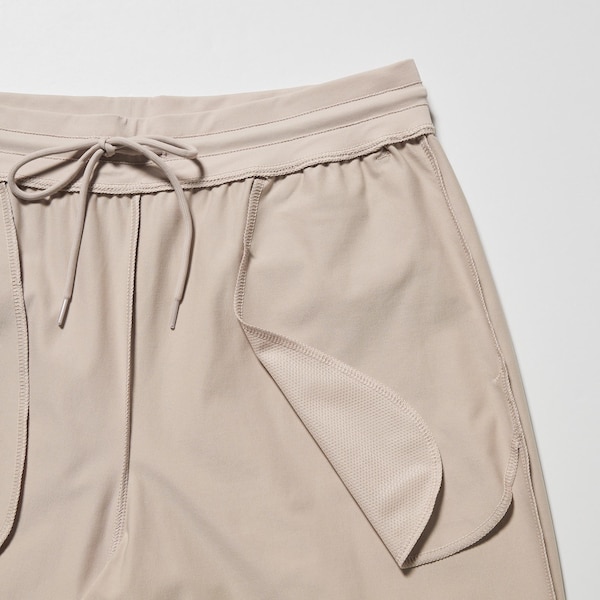 Beige Women Uniqlo Ultra Stretch AIRism Jogger | 4380-NBFWD