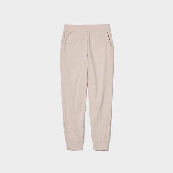 Beige Women Uniqlo Ultra Stretch AIRism Jogger | 4380-NBFWD