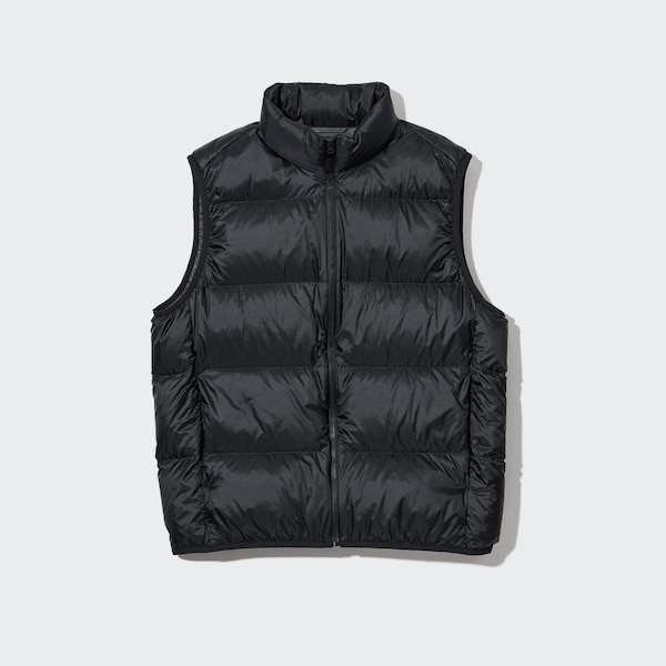 Black Men Uniqlo Ultra Light Down Vest | 4106-DRJOV