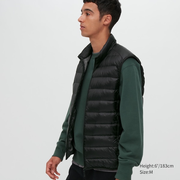 Black Men Uniqlo Ultra Light Down Vest | CMTFWA-865