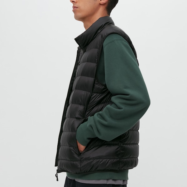 Black Men Uniqlo Ultra Light Down Vest | CMTFWA-865