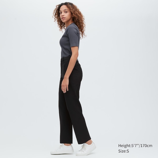 Black Women Uniqlo AirSense Pants | 2304-KTQPY