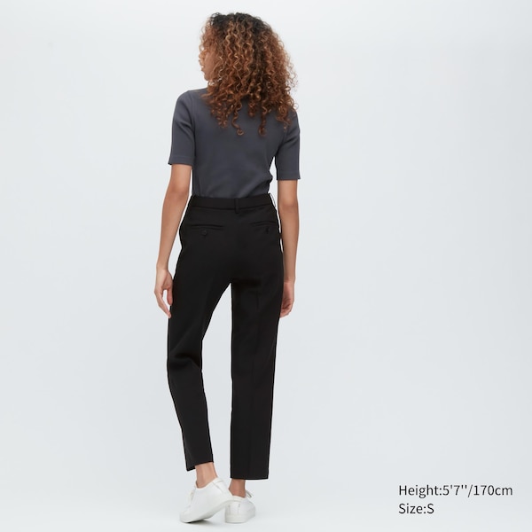 Black Women Uniqlo AirSense Pants | 2304-KTQPY