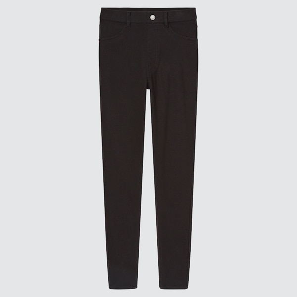 Black Women Uniqlo HEATTECH Ultra Stretch High-Rise Leggings Pants | 1395-TBWRZ