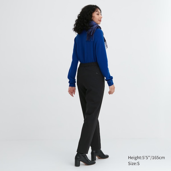 Black Women Uniqlo HEATTECH Warm Lined Pants | 9236-YDVIA