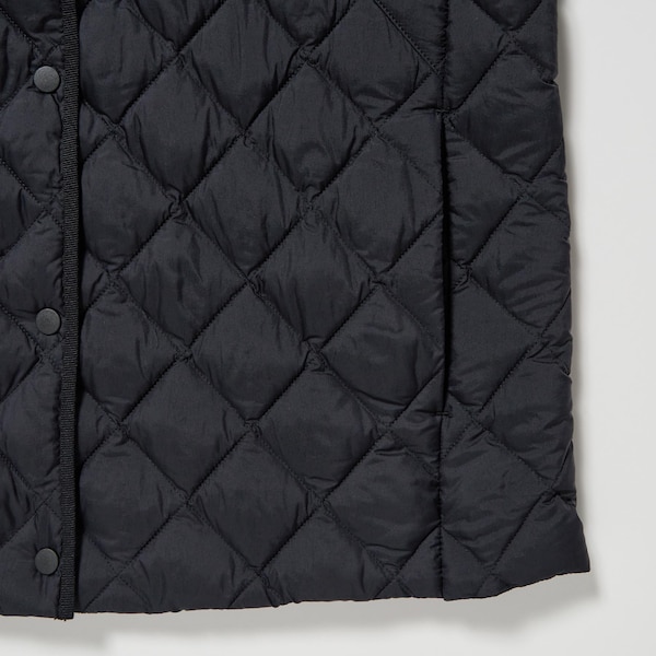 Black Women Uniqlo PUFFTECH Quilted Vest | 2046-AWPOR