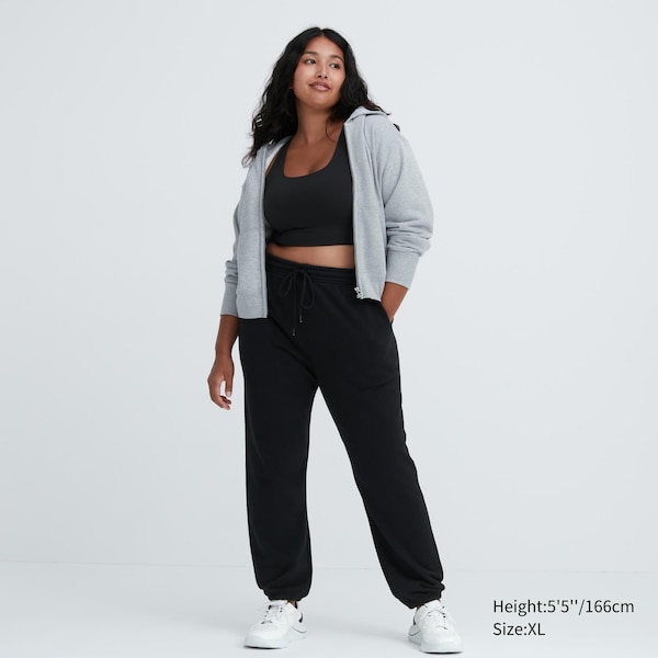 Black Women Uniqlo Sweatpants | 5931-AJIBD