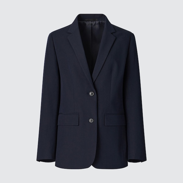 Black Women Uniqlo Tailored jackets | 8945-YNTGH