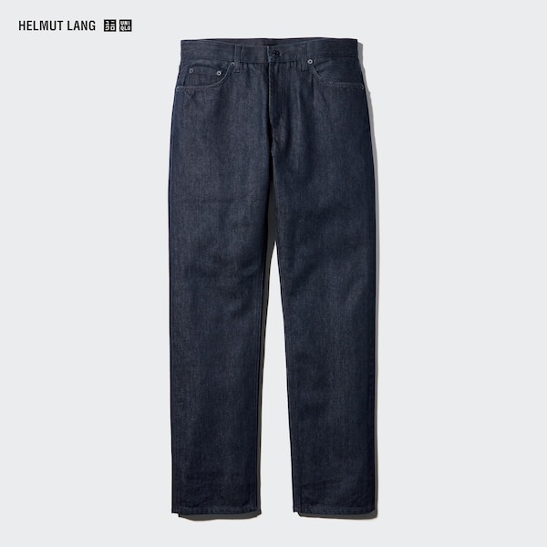 Blue Men Uniqlo Classic Cut Jeans | 5839-UBSPQ