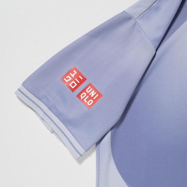 Blue Men Uniqlo DRY-EX Polo Shirt | 6841-WMVBJ