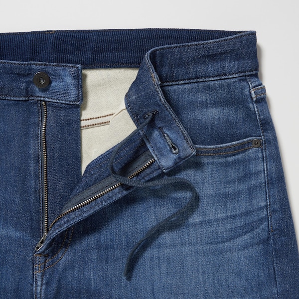 Blue Men Uniqlo EZY Ultra Stretch Jeans | 8107-THWSN