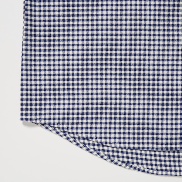 Blue Men Uniqlo Flannel Checked Long-Sleeve Shirts | 4281-ALVSF