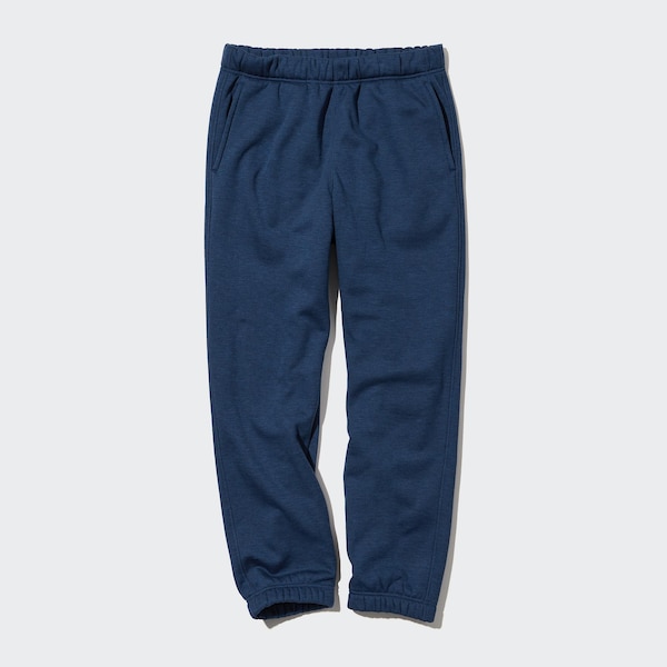 Blue Men Uniqlo HEATTECH Pile-Lined Sweatpants | 1039-DLAOV