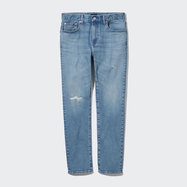 Blue Men Uniqlo Slim-Fit Jeans | 3295-KOQDG