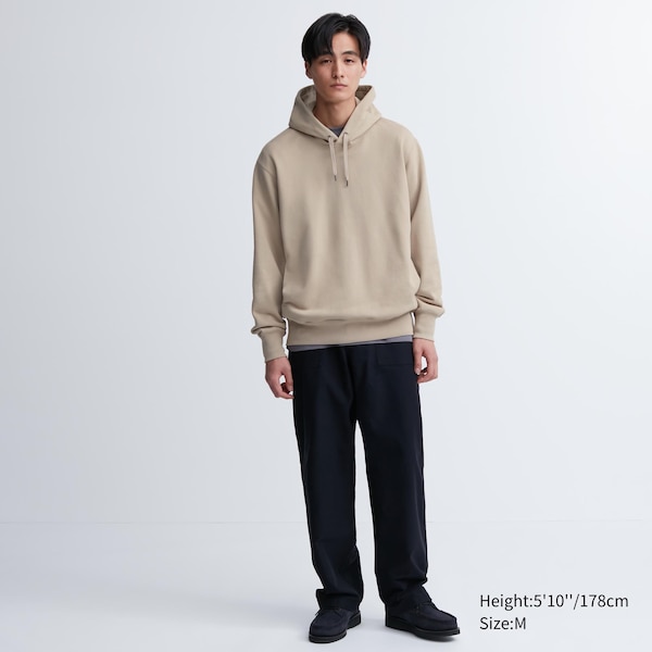 Blue Men Uniqlo Sweat Pullover Long-Sleeve Hoodie | 0289-IXVDZ