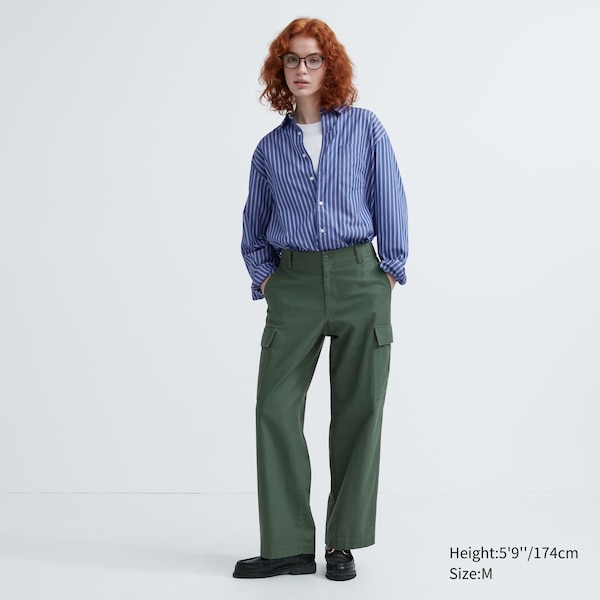 Blue Women Uniqlo Extra Fine Cotton Broadcloth Long-Sleeve Shirts | 4120-JYKFL