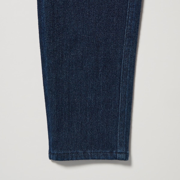 Blue Women Uniqlo HEATTECH Ultra Stretch High-Rise Denim Leggings Pants | 4819-IKRFP