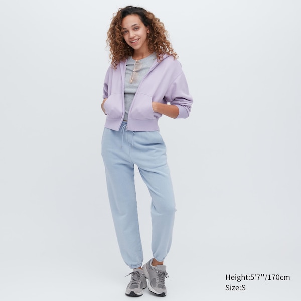 Blue Women Uniqlo Sweatpants | 0592-KLZAF